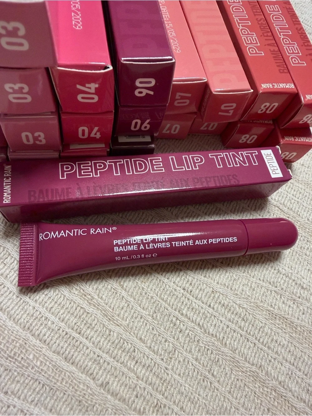 Romantic Rain Peptide Lip Tint - Plum Pink Shade 6 NIB